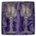 Personalised Wine Glasses For Bride And Groom